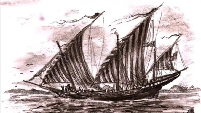 Wie die Kanarischen Inseln sich im 16. Jahrhundert gegenseitig vor Piratenangriffen warnten 53 Berber Piratenschiff